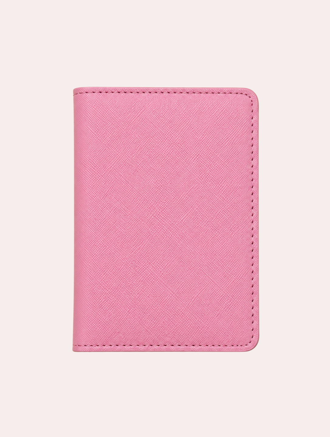 Portapasaportes de cuero saffiano