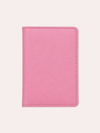Portapasaportes de cuero saffiano personalizado con iniciales – VÉRTICE
