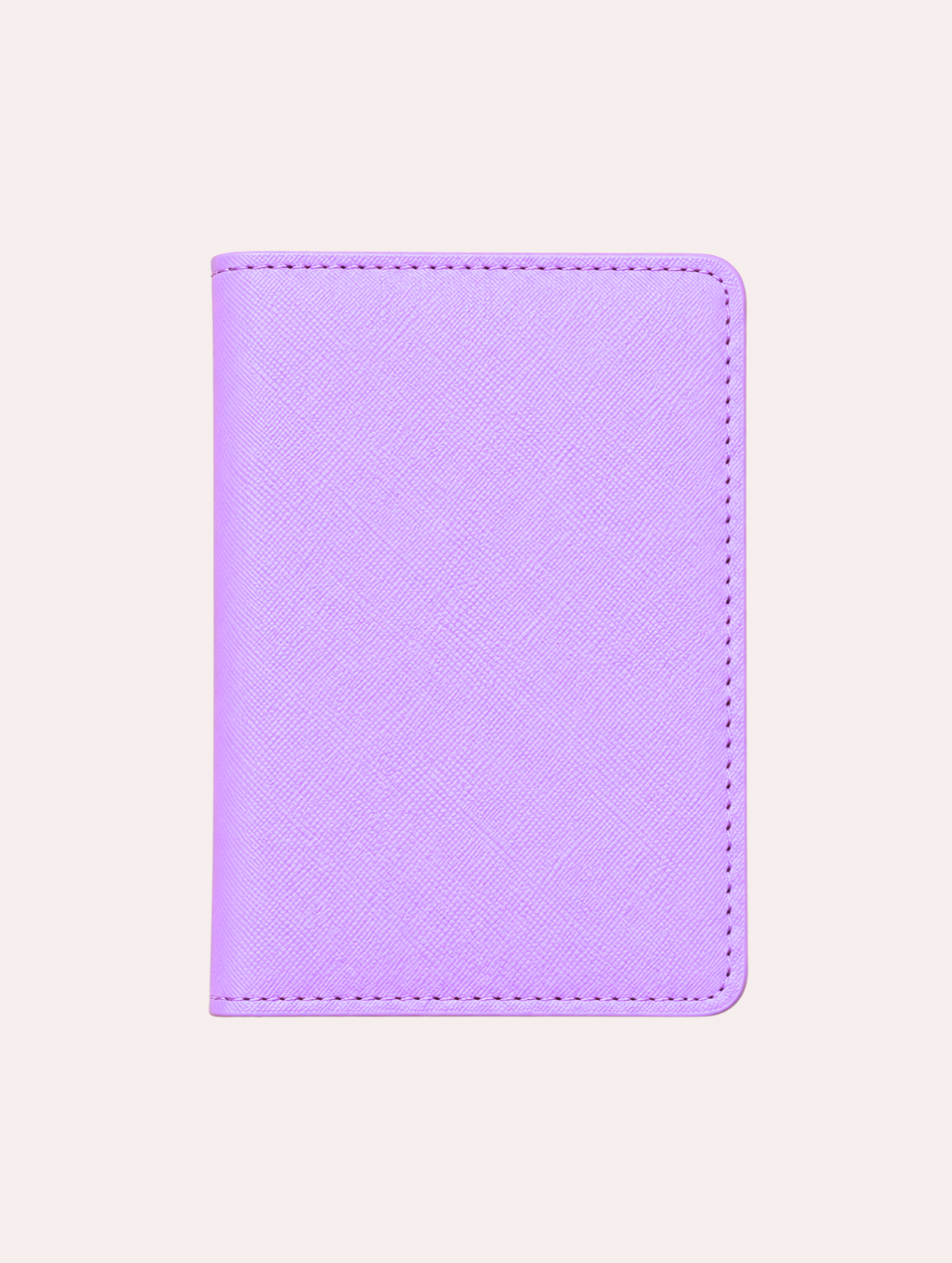 Portapasaportes de cuero saffiano