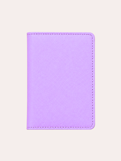 Portapasaportes de cuero saffiano personalizado con iniciales – VÉRTICE