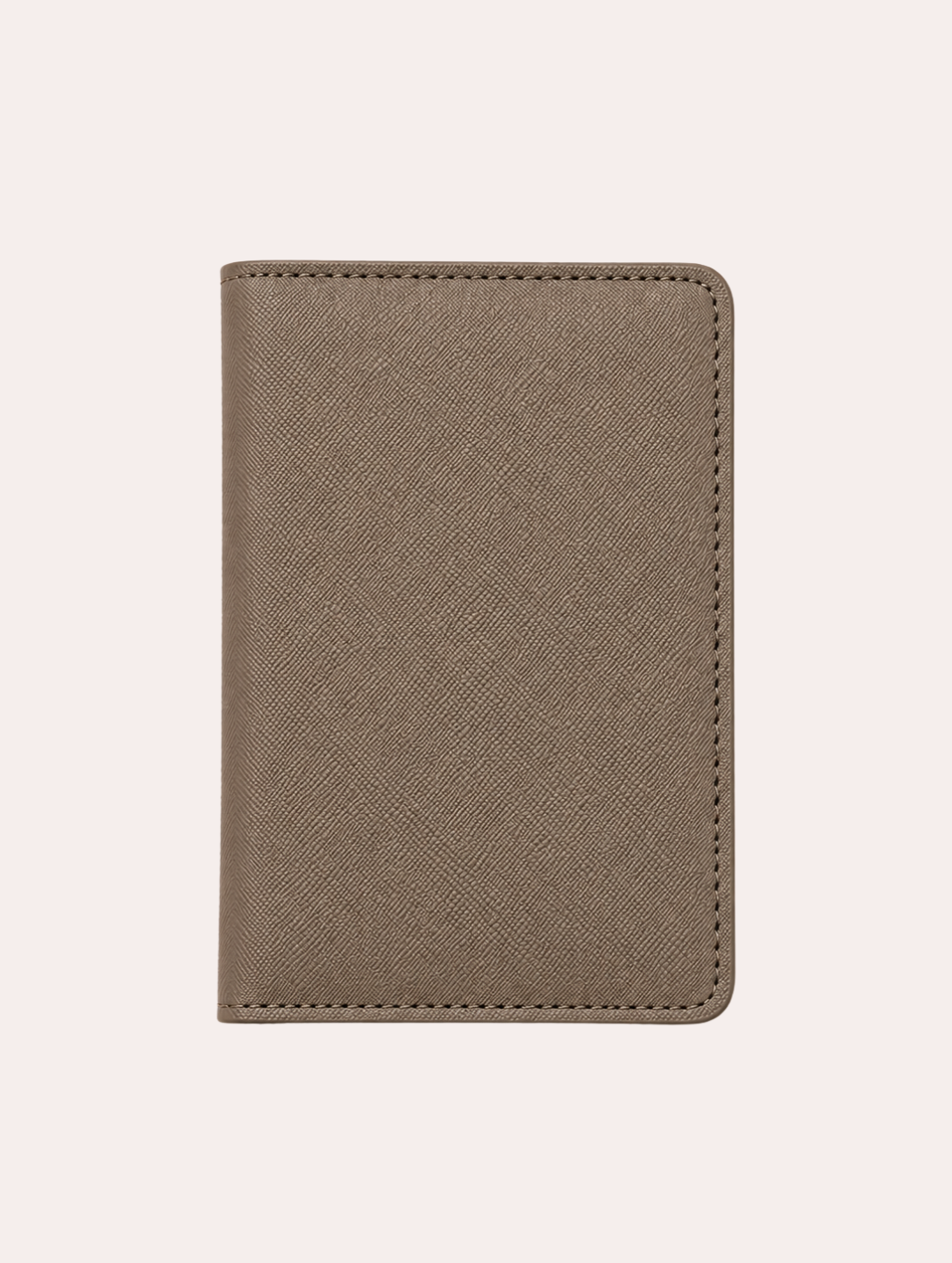 Portapasaportes de cuero saffiano