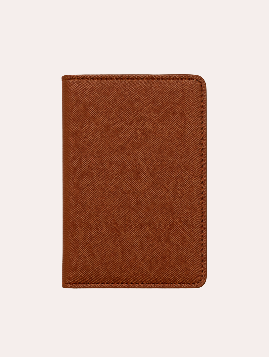 Portapasaportes de cuero saffiano